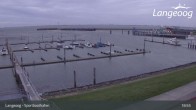 Archiv Foto Webcam Hafen Langeoog 18:00