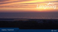 Archived image Webcam View of Langeoog Beach 00:00