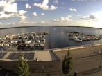 Archiv Foto Webcam Blick auf den Stadthafen und den Senftenberger See 17:00