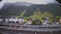 Archiv Foto Webcam Engelberg: Bahnhof 19:00