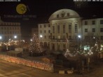 Archiv Foto Webcam Bahnhofplatz Sonneberg - Neues Rathaus 23:00