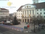 Archiv Foto Webcam Bahnhofplatz Sonneberg - Neues Rathaus 10:00