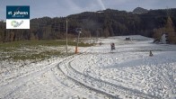 Archiv Foto Webcam St. Johann/Tirol: Blick von der Bergstation Eichenhof 13:00