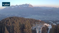 Archived image Webcam St. Johann/Tirol: View from Top Station Harschbichl 05:00