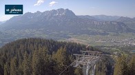 Archived image Webcam St. Johann/Tirol: View from Top Station Harschbichl 15:00