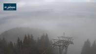 Archiv Foto Webcam St. Johann/Tirol: Blick von der Bergstation Harschbichl 05:00