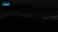 Archiv Foto Webcam St. Johann/Tirol: Blick von der Bergstation Harschbichl 01:00