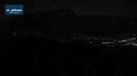 Archiv Foto Webcam St. Johann/Tirol: Blick von der Bergstation Harschbichl 01:00