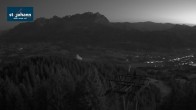 Archiv Foto Webcam St. Johann/Tirol: Blick von der Bergstation Harschbichl 03:00