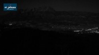 Archiv Foto Webcam St. Johann/Tirol: Blick von der Bergstation Harschbichl 23:00