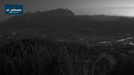 Archiv Foto Webcam St. Johann/Tirol: Blick von der Bergstation Harschbichl 03:00