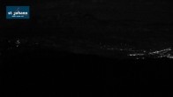Archived image Webcam St. Johann/Tirol: View from Top Station Harschbichl 01:00