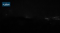 Archiv Foto Webcam St. Johann/Tirol: Blick von der Bergstation Harschbichl 23:00