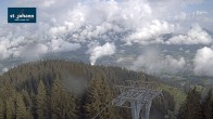 Archiv Foto Webcam St. Johann/Tirol: Blick von der Bergstation Harschbichl 07:00