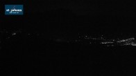 Archiv Foto Webcam St. Johann/Tirol: Blick von der Bergstation Harschbichl 01:00