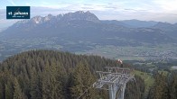 Archiv Foto Webcam St. Johann/Tirol: Blick von der Bergstation Harschbichl 05:00