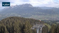 Archiv Foto Webcam St. Johann/Tirol: Blick von der Bergstation Harschbichl 06:00