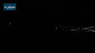 Archiv Foto Webcam St. Johann/Tirol: Blick von der Bergstation Harschbichl 01:00
