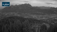 Archiv Foto Webcam St. Johann/Tirol: Blick von der Bergstation Harschbichl 03:00