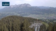 Archiv Foto Webcam St. Johann/Tirol: Blick von der Bergstation Harschbichl 07:00