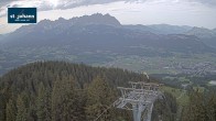 Archiv Foto Webcam St. Johann/Tirol: Blick von der Bergstation Harschbichl 15:00