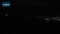 Archived image Webcam St. Johann/Tirol: View from Top Station Harschbichl 23:00