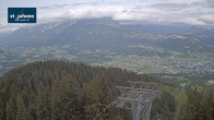Archiv Foto Webcam St. Johann/Tirol: Blick von der Bergstation Harschbichl 11:00