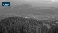 Archiv Foto Webcam St. Johann/Tirol: Blick von der Bergstation Harschbichl 03:00