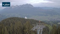 Archiv Foto Webcam St. Johann/Tirol: Blick von der Bergstation Harschbichl 05:00