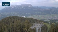 Archiv Foto Webcam St. Johann/Tirol: Blick von der Bergstation Harschbichl 06:00