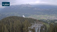 Archiv Foto Webcam St. Johann/Tirol: Blick von der Bergstation Harschbichl 07:00