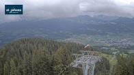 Archiv Foto Webcam St. Johann/Tirol: Blick von der Bergstation Harschbichl 09:00