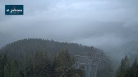 Archiv Foto Webcam St. Johann/Tirol: Blick von der Bergstation Harschbichl 19:00