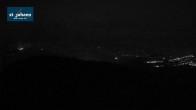 Archiv Foto Webcam St. Johann/Tirol: Blick von der Bergstation Harschbichl 23:00