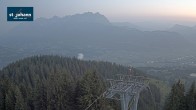 Archiv Foto Webcam St. Johann/Tirol: Blick von der Bergstation Harschbichl 03:00