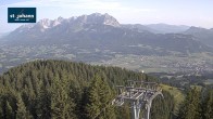 Archiv Foto Webcam St. Johann/Tirol: Blick von der Bergstation Harschbichl 06:00