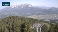 Archiv Foto Webcam St. Johann/Tirol: Blick von der Bergstation Harschbichl 07:00
