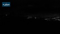 Archiv Foto Webcam St. Johann/Tirol: Blick von der Bergstation Harschbichl 01:00