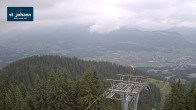 Archiv Foto Webcam St. Johann/Tirol: Blick von der Bergstation Harschbichl 11:00