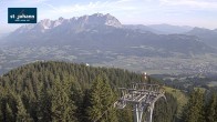 Archiv Foto Webcam St. Johann/Tirol: Blick von der Bergstation Harschbichl 06:00