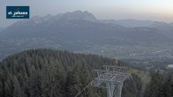 Archiv Foto Webcam St. Johann/Tirol: Blick von der Bergstation Harschbichl 03:00