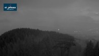 Archiv Foto Webcam St. Johann/Tirol: Blick von der Bergstation Harschbichl 22:00