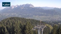 Archiv Foto Webcam St. Johann/Tirol: Blick von der Bergstation Harschbichl 06:00