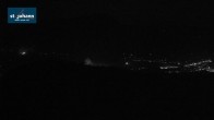 Archiv Foto Webcam St. Johann/Tirol: Blick von der Bergstation Harschbichl 01:00
