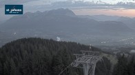 Archiv Foto Webcam St. Johann/Tirol: Blick von der Bergstation Harschbichl 03:00