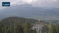 Archiv Foto Webcam St. Johann/Tirol: Blick von der Bergstation Harschbichl 13:00