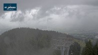 Archiv Foto Webcam St. Johann/Tirol: Blick von der Bergstation Harschbichl 13:00
