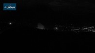 Archiv Foto Webcam St. Johann/Tirol: Blick von der Bergstation Harschbichl 01:00