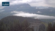 Archiv Foto Webcam St. Johann/Tirol: Blick von der Bergstation Harschbichl 06:00