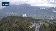 Archiv Foto Webcam St. Johann/Tirol: Blick von der Bergstation Harschbichl 05:00